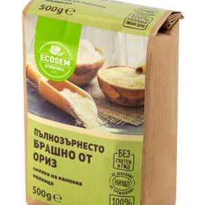 ECOSEM 100% Пълнозърнесто брашно от ориз