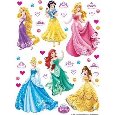 AG Design DK1706 Samolepicí dekorace PRINCESS rozměry 65 x 85 cm