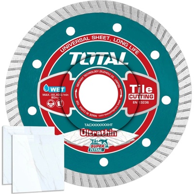 TOTAL TAC2131151HT Kotouč diamanový řezný, ultra tenký, mokré řezání, industrial, 115x22,2mm