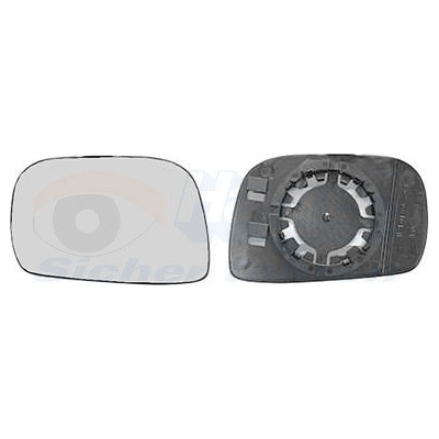 Sklo vonkajżieho zrkadla VAN WEZEL 3701833