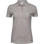TEE JAYS tj145 / Дамска еластична поло тениска - цвят камък l (18014505203)