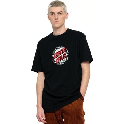 Santa Cruz Daylight Dot Front Tee black