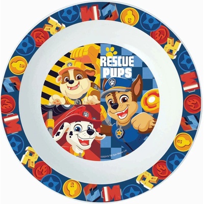 Stor Plastová miska Paw patrol 16,5 cm