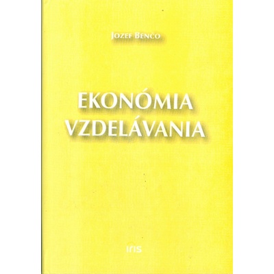 Ekonómia vzdelávania - Benčo Jozef