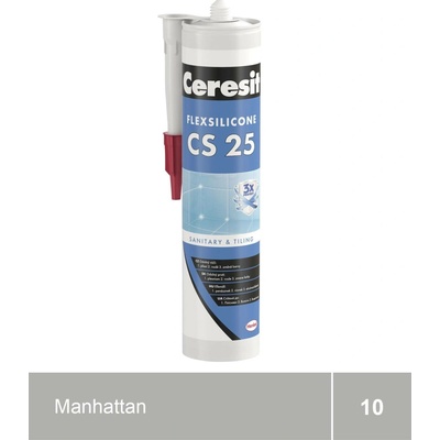 Ceresit CS 25 sanitární silikon 280 g manhattan