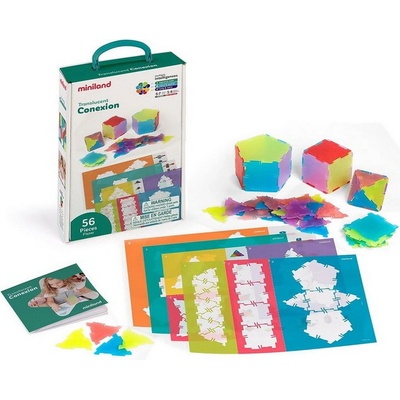 Miniland Poskladaj 3D tvary 56 ks