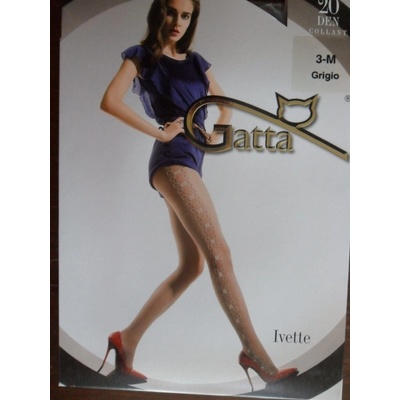Gatta 20 DEN IVETTE grigio-šedé
