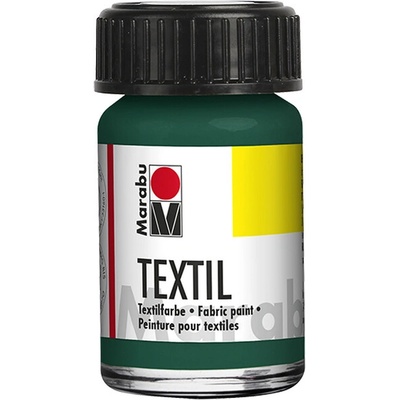 Marabu farby na textil 15 ml tmavozelená