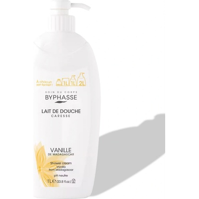 Byphasse Sprchový krém vanilka 1000 ml Eco