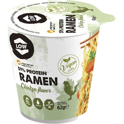 Forpro CarbControl Proteinový ramen s vysokým obsahem bílkovin s kuřecí příchutí 62 g