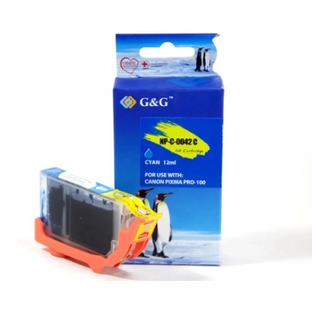 Compatible ГЛАВА ЗА CANON PIXMA PRO 100 - Cyan - ink tank - WITH CHIP / С ЧИП - /42/ - CLI-42C (CLI42C) - 6385B001 - PN NC-C-0042C/C - G&G (NC-C-0042C)