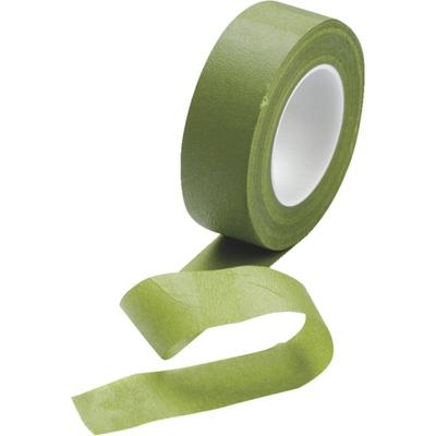 Floristická fixačná páska 24mm 27m - olivovo zelená