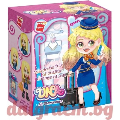 Qman Фигурка qman Стюардеса 34011-1 (q34011-1)