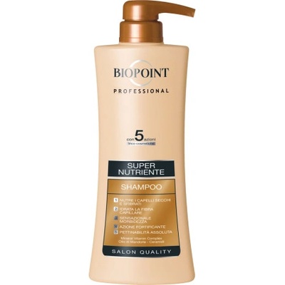 Biopoint Super Nutriente šampon pro suché a křehké vlasy 400 ml