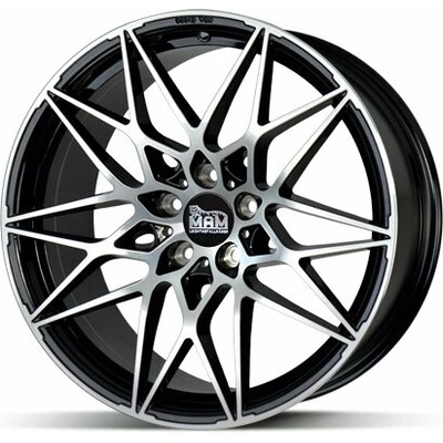 MAM B2 8x18 5x112 ET30 black polished