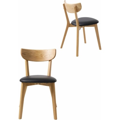 Unique Furniture Pero imitácia kože čierna