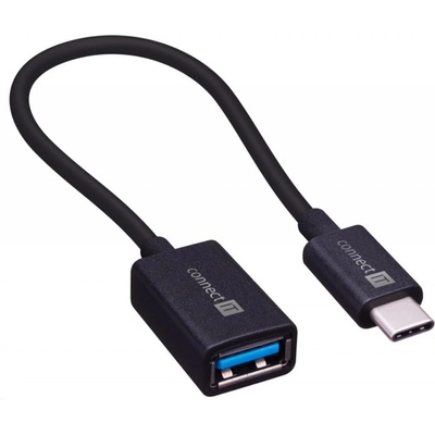 Connect IT CCA-2040-BK USB-C na USB-A, OTG, 15cm