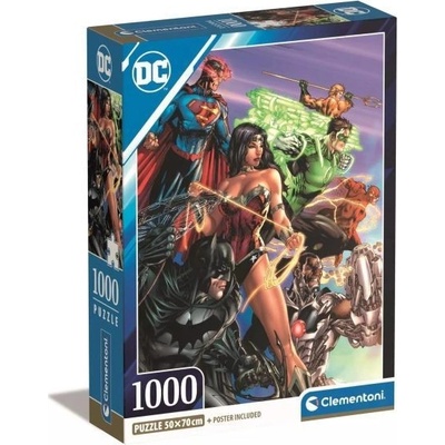 Clementoni DC Comics Liga spravedlnosti 1000 dílků