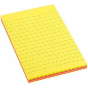 d.rect Self-adhesive notebook 98x150mm neon in lines D. RECT