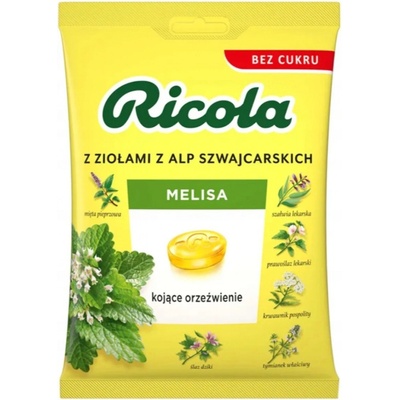 Ricola Melisa bylinné bonbóny meduňkové 68 g