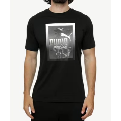 PUMA Sportswear Graphics Photoprint Tee Black