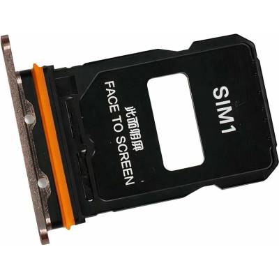 Držák (šuplík) SIM Xiaomi 15T, 15T Pro gold
