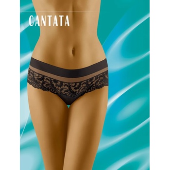 Image 1 of Wolbar Бразилиани с дантела в черен цвят cantataeh-22766-czarny - Черен, размер s