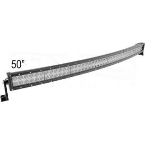  Извит 127См 288W Мощен Led Bar Лед Диоден Бар Прожектор с насочена бяла светлина 12V 24V