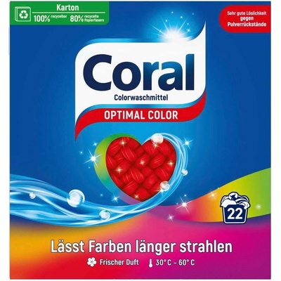 Coral prací prášek Optimal Color 22 PD