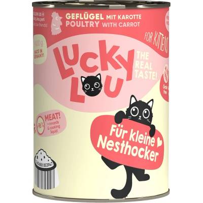 Lucky Lou Lifestage Kitten drůbež 6 x 400 g