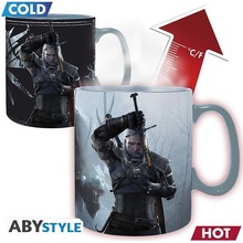 ABYstyle Hrnek Zaklínač Geralt a Ciri měnící se 460 ml