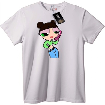NOONEBRAND Тениска Балончето Powerpuff Girl - 2XL, White