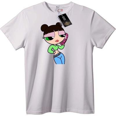 NOONEBRAND Тениска Балончето Powerpuff Girl - 2XL, White