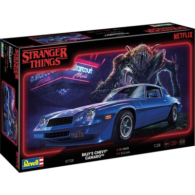 REVELL Plastic ModelKit STRANGER THINGS auto 07728 Chevy Camaro Z/28 1:25