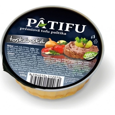 Veto Patifu Paštika tofu toskánská 100 g – Zboží Mobilmania