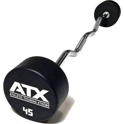 ATX LINE URETHAN Obojručná činka lomená 45 kg