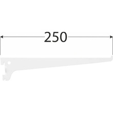 Velano lišta systémová konzolová jednoduchá WSS 250mm biela
