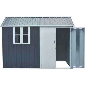 HECHT Градинска барака HECHT 6x10 NORD - 172x302x222 см, метална конструкция, прозорец от поликарбонат и двойна врата (HECHT6x10NORD)