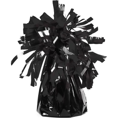 PartyDeco Фолиева тежест за балони - черна