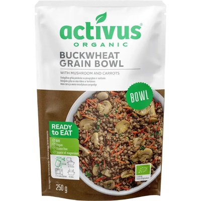 Activus BIO Grain Bowl s pohankou, houbami a mrkví 250 g