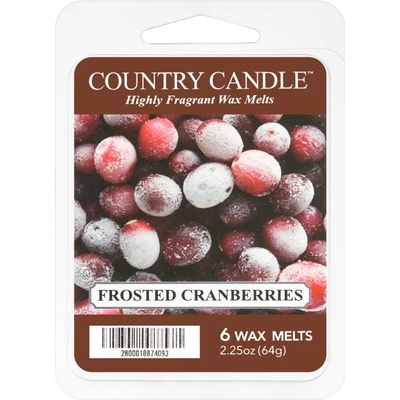The Country Candle Company Frosted Cranberries восък за арома-лампа 64 гр