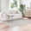vidaXL Килими за помещение PALMERAS Крем 120 x 120 cm Полиестер (42022577)