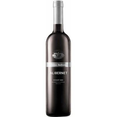 Chateau Topoľčianky Alibernet 13,5% 0,75 l (čistá fľaša)