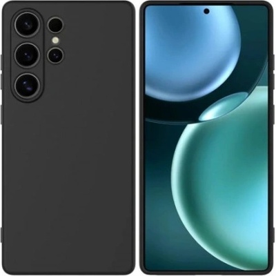 Mobi-Fon Силиконов кейс iPaky матиран, За Samsung Galaxy S25 Ultra, Черен (SAM-S25U-004)