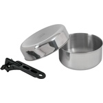 BasicNature Тенджера Basic nature Bivouac Stainless Steel Junior Pot - Metallic - размер 1, 4 l (532-0369-0111)