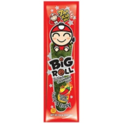 Tao Kae Noi Big Roll Seaweed Hot Spicy 3g pálivá mořská řasa