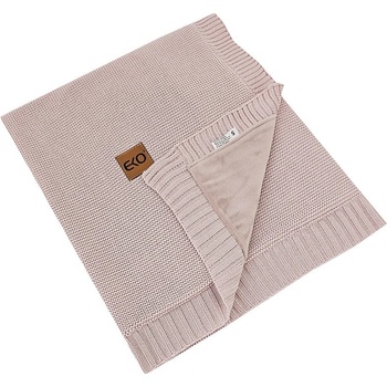 Eko deka bambusová s velúrovou podšívkou Rose Pink