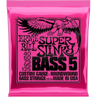 Ernie Ball 2824 Super Slinky Струни за 5-струнна бас китара