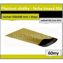 Žlté LDPE obálky veľ. "XXL" 350x500mm (60my) *1ks