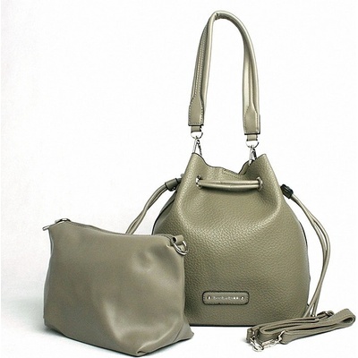 David Jones Paris Střední kabelka do ruky či rameno + etue CM6410 zelená